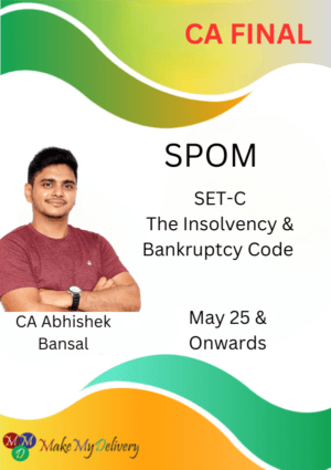 CA Final SPOM Insolvency & Bankruptcy Code Abhishek Bansal May 25 Exam