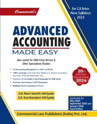 CA Inter Adv Accounting By Ravi Kanth Miriyala May 25 Exam