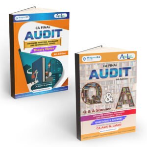 CA Final Audit Theory Notes & Q&A Scanner 4th Edition CA Aarti Lahoti Sep 25 & Jan 26 Exam