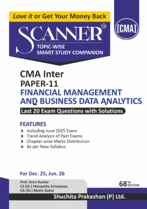 Scanner CMA Inter Financial Management and Business Data