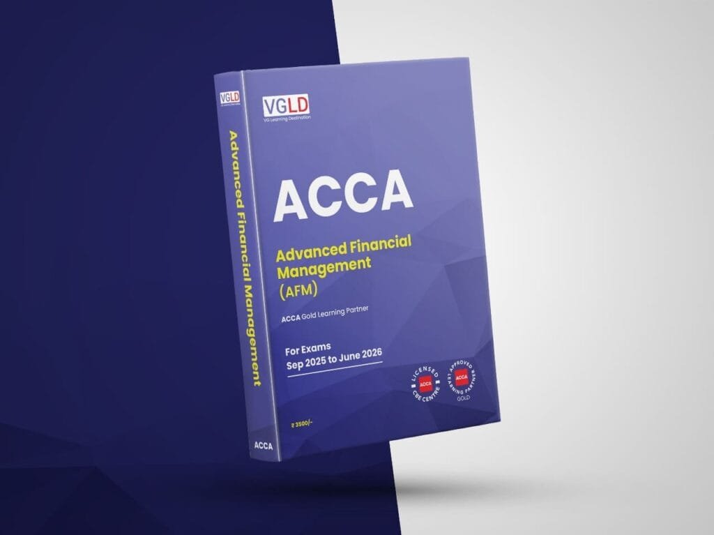 ACCA Prof Level AFM Book By VG Learning Destination
