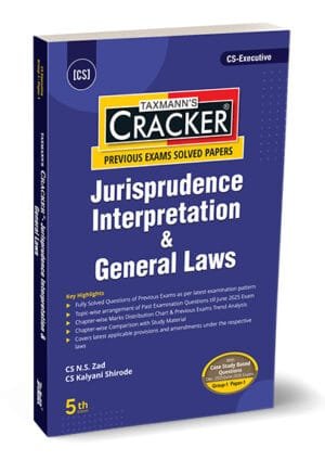 CS Executive JIGL Cracker By N.S. Zad Kalyani Shirode Dec 25