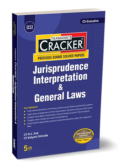 CS Executive JIGL Cracker By N.S. Zad Kalyani Shirode Dec 25