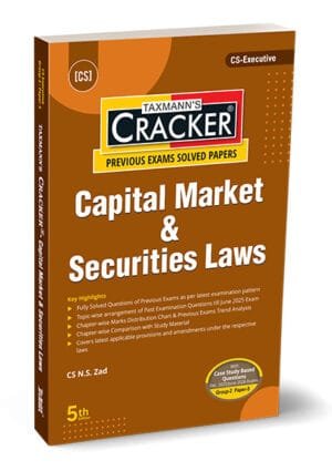 CS Executive Cracker Capital Market & Securities Laws N S Zad