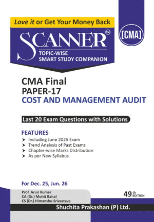 Solved Cost and Management Audit Arun Kumar Rajiv Singh