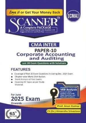 Scanner CMA Inter Corporate Accounting and Auditing