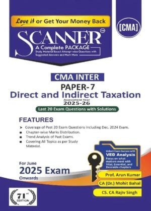 Shuchita Scanner CMA Inter Direct and Indirect Taxation