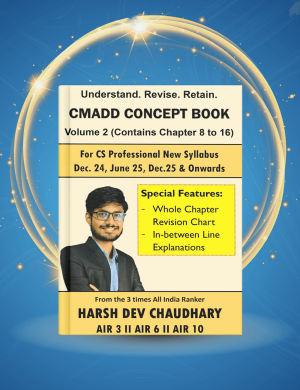 CS Final CMADD Concept Book Volume 2 Harsh Dev Chaudhary