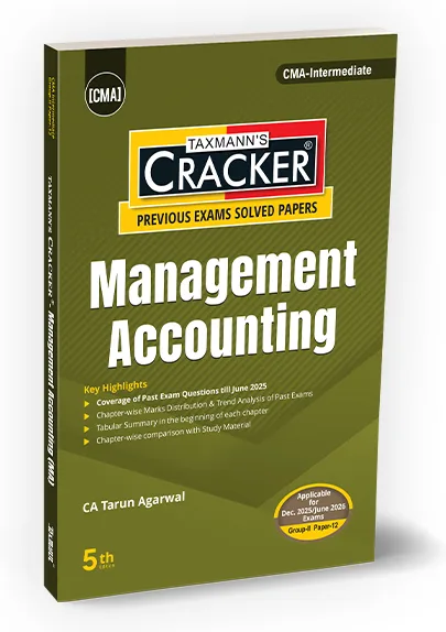 Taxmann CMA Inter Cracker Management Accounting