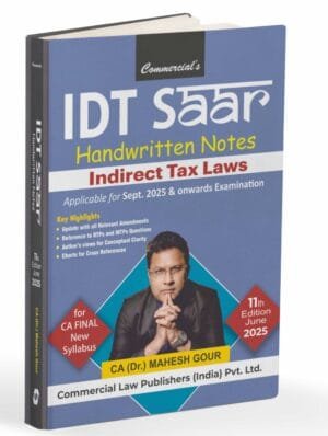 CA Final IDT SAAR Handwritten Notes By Mahesh Gour Sep 25
