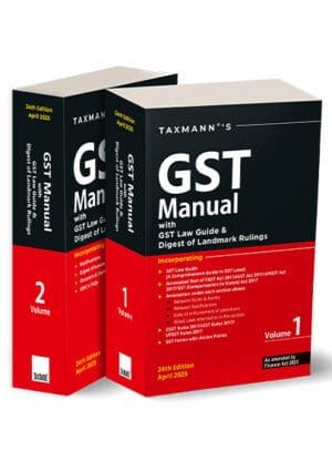 Taxmann GST Manual with GST Law Guide GST Practice Taxmann