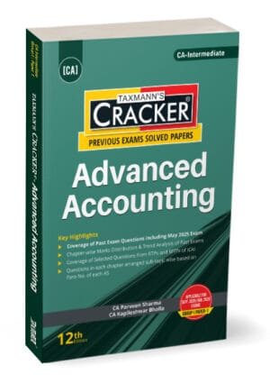 CA Inter Cracker Advanced Accounting Parveen Sharma Sep 25