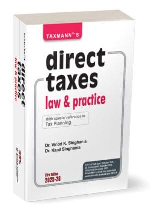CA Final Direct Taxes Law By Vinod K Singhania Sep 2025 Exam
