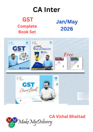 CA Inter GST Complete Book Set by CA Vishal Bhattad