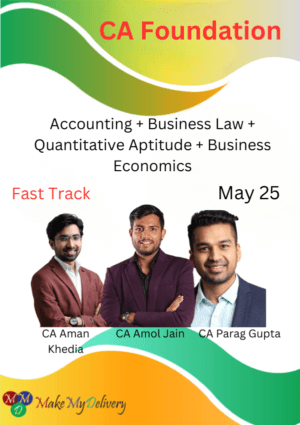 CA Foundation All Subject Combo Fasttrack Exam-oriented May 25 Exam