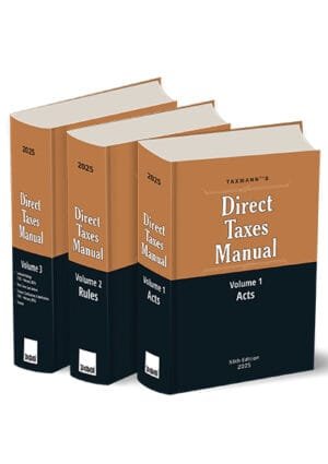Taxmann Direct Taxes Manual With Return Forms Taxmann