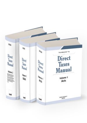Taxmann Direct Taxes Manual (Set of 3 Volumes) 56th Edition April 2026
