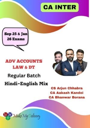 CA Inter Law and DT & Account By CA Bhanwar Borana