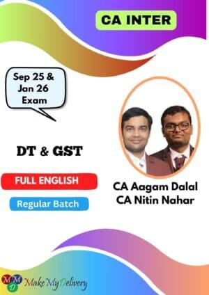 CA Inter Direct Tax & GST Full English CA Nitin Nahar