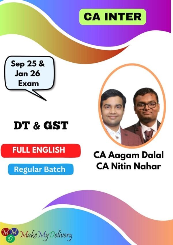CA Inter Direct Tax & GST Full English CA Nitin Nahar
