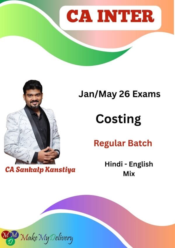 CA Inter Cost And Management Accounting Jan 26 Exam