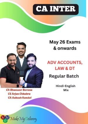 CA Inter Law and DT & Account By CA Bhanwar Borana