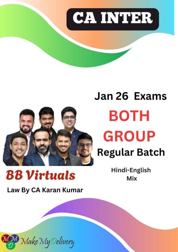 CA Inter Combo Both Group Regular Batch Jan 26