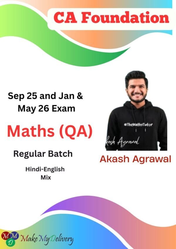 CA Foundation Maths (QA Regular Batch) By Prof. Akash Agarwal