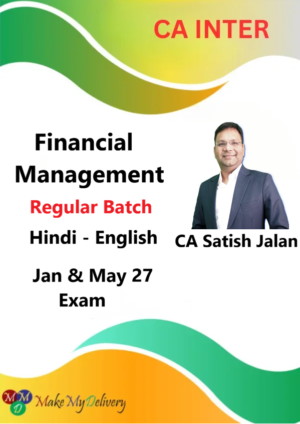 CA Inter Financial Management (Group 2) By CA Satish Jalan Jan & May 27