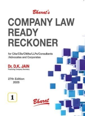 Company Law Ready Reckoner By Dr. D.K. Jain March 2025