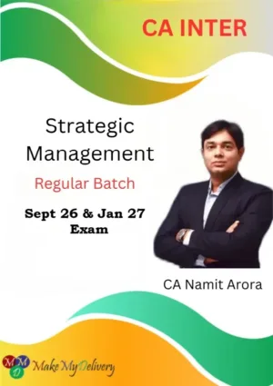 CA Inter SM Regular by CA Namit Arora Sep 26 & Jan 27