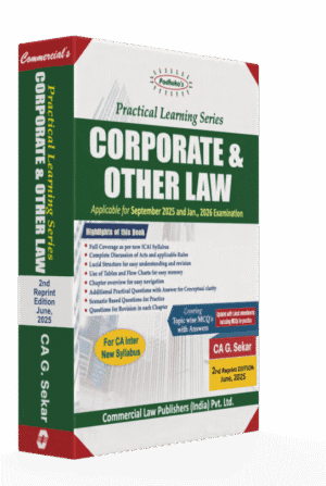 CA Inter Corporate & Other Law G Sekar Sep 25 Exam