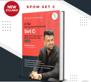 CA Final SPOM Set C Paper 4 The Insolvency & Bankruptcy Code, 2016 By Harsh Gupta