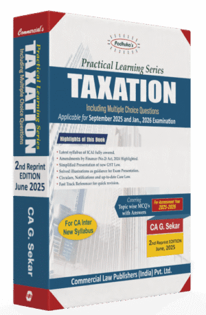 CA Inter Padhuka Taxation By CA G.Sekar Sep 25 Exam