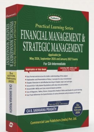 CA Inter Padhuka Financial Management and Strategic Management B Sarvana Prasath May 26 Exam