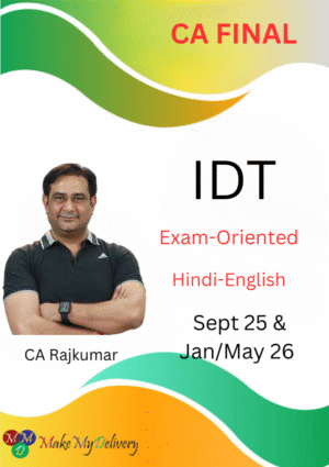 CA Final Indirect Tax 2.0 Exam Oriented By CA Rajkumar Sept 25 & Jan/May 26 Exam