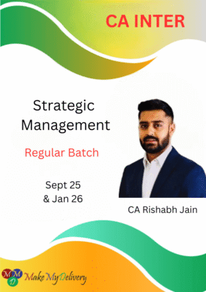 CA Inter SM Regular Lectures Rishabh Jain Sept 25 & Jan 26 Exams
