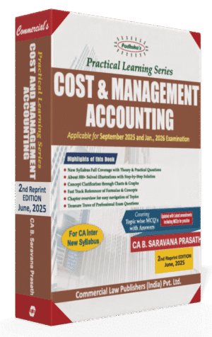 CA Inter Cost and Management Accounting By B Saravana Prasath