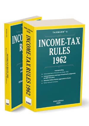 Taxmann Income Tax Rules 1962 64th Edition March 2026
