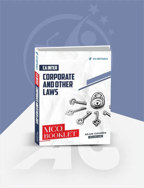 CA Inter Laws MCQ Book By CS Arjun Chhabra Sep 25 Exam
