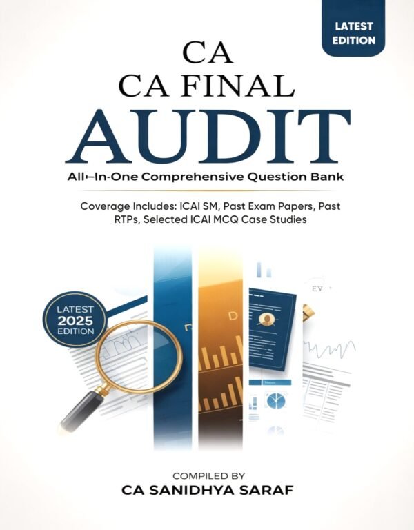 CA Final Audit Question Bank By CA Sanidhya Saraf Sep 2025
