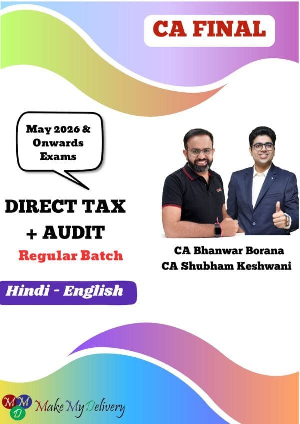 CA Final DT & Audit Shubham Keswani May 26 Exam