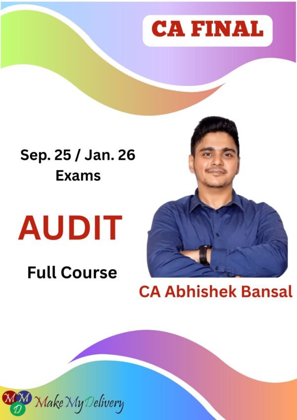 Video Lecture CA Final Audit Regular Batch New Syllabus By Abhishek Bansal