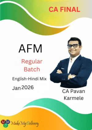 CA Final AFM Regular Classes CA Pavan Karmele Jan 26 Exam 1