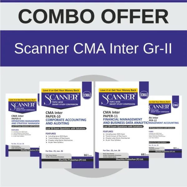 Shuchita CMA Inter Scanner Group-2 (All Subject) Dec 2025 Exam