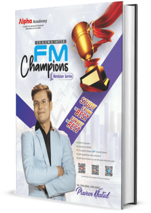 CA/CMA Inter FM Champions Revision Booklet Praveen Khatod Sep 25 & Jan 26 Exams