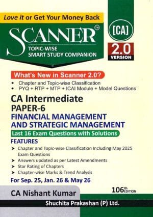 CA Inter Scanner FMSM CA Nishant Kumar Sep 25 Exam