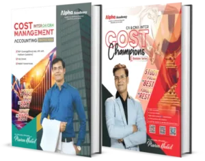 CA Inter Cost Accounting Practice & Revision Books By CA Praveen Khatod Jan 26 Exam