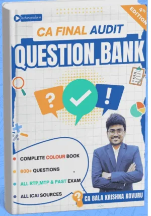 CA Final Audit Question Book By CA Balakrishna Kovuru Jan 26 Exam
