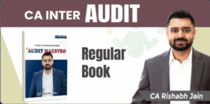 CA Inter Audit Maestro Book Rishabh Jain Sept 25 & Jan/May 26 Exams